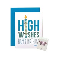 High Wishes Birthdayone Hitter Kard - Unique Cannabis Greeting