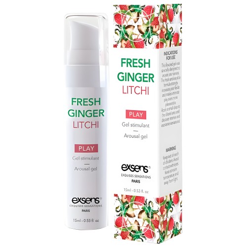 Exsens Arousal Gel Fresh Ginger Lychee 0.5 Oz.