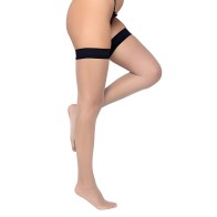 Colored Silicone Stay Up Stockings - Stylish Accessory