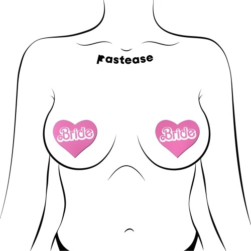 Pastease Bride Pink Heart Pasties