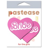Pastease Bride Pink Heart Pasties