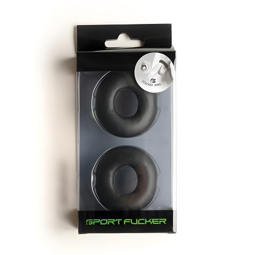 Sport Fucker Stacker Rings - Black