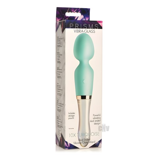Prisms Vibra Glass Wand Turquoise - Personal Massagers
