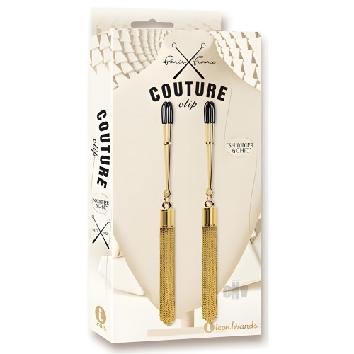 Couture Clips Shimmer And Chic Gold