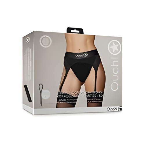 Shots Ouch Vibrating Strap-On Thong
