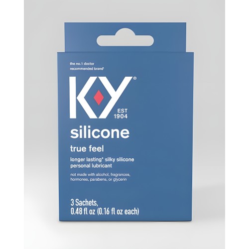 K-Y Silicone True Feel Lube Pack Of 3