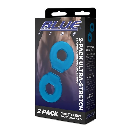 Blue Line Ultra Stretch 2pk Ring Set