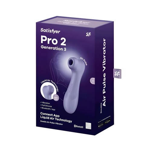 Satisfyer Pro 2 Gen 3 | Vibrador de Pulso de Aire Lila