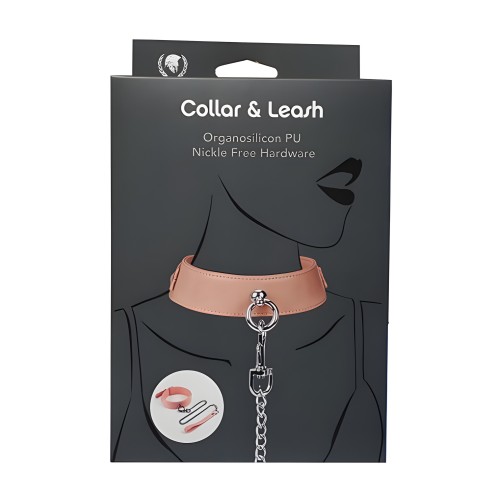 Collar y Correa de Organo Silicona PU Spartacus