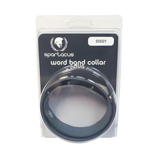 Spartacus Sissy Leather Collar - Ultimate Comfort