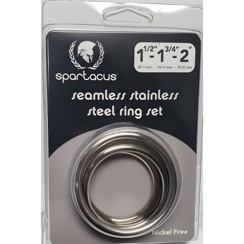 Stainless Steel C Ring Set for Enhanced Sensations