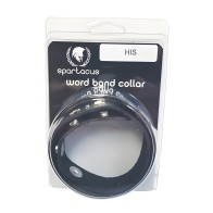 Collar de Cuero Spartacus para Él - Duradero y Elegante