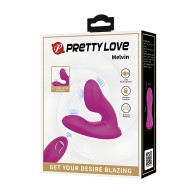 Pretty Love Melvin Estimulador Dual - Fucsia