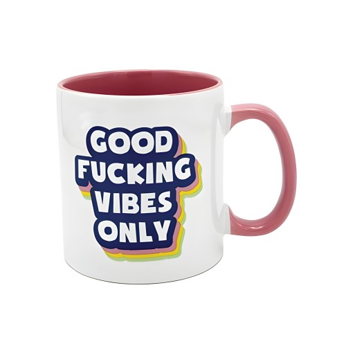 Attitude Mug Good Fucking Vibes Only - 22 Oz