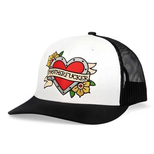 Hat Tat Heart Mother Fucker - Bold Statement