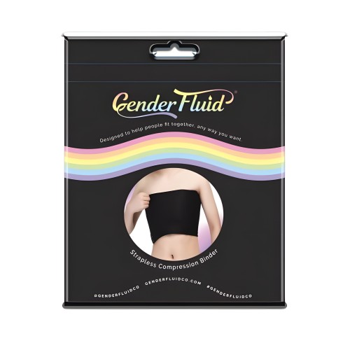 Gender Fluid Strapless Binder - XL Black