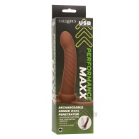 Performance Maxx Ribbed Dual Penetrator Brown
