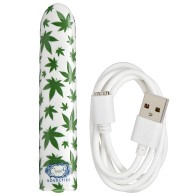 420 Slim Vibe Blanco Hoja de Cannabis