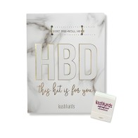 Hbd Birthday Greeting Card