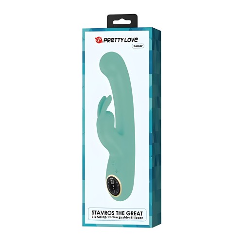 Conejito Pretty Love Lamar con Pantalla Digital LED - Turquesa