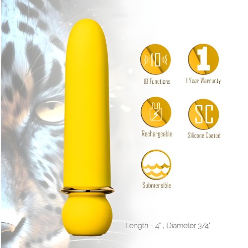 Bala Poderosa Jaguar Amarilla Recargable