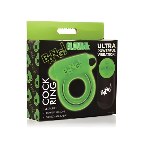 Glow-in-the-dark Vibrating Cock Ring