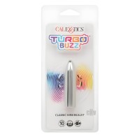 Turbo Buzz Classic Mini Bullet Stimulator - Plateado