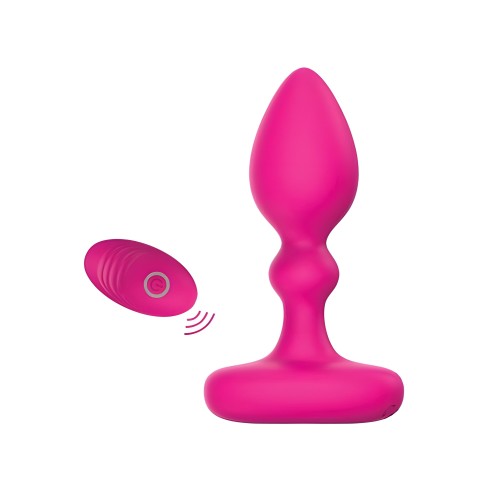 Pink Elephant Lil Rumble Rechargeable Vibe W/remote - Pink