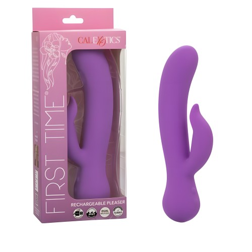 First Time Rechargeable Pleaser - Dual Stimulation