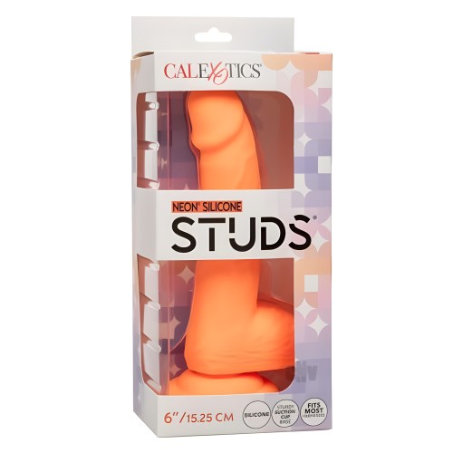 Silicone Studs Neon Dildo