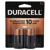 Baterías Duracell C (Paquete de 2)