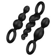 Satisfyer Booty Call Plugs - Black