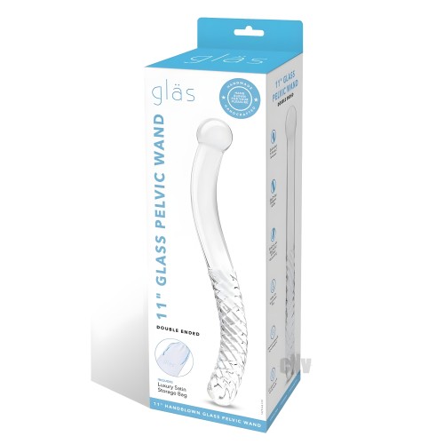 Varita de Vidrio Pelvica Doble 11 - Sensación Dual