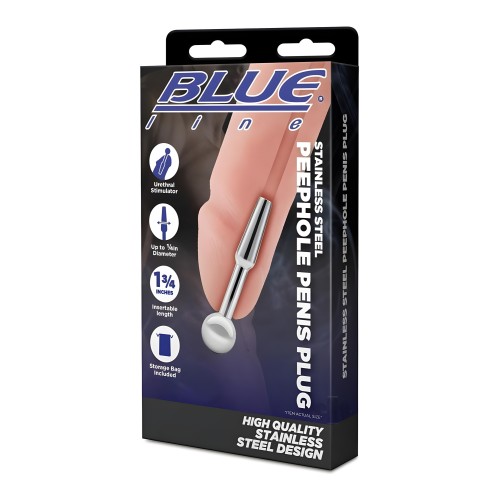 Plug de Acero Inoxidable Peephole Blueline