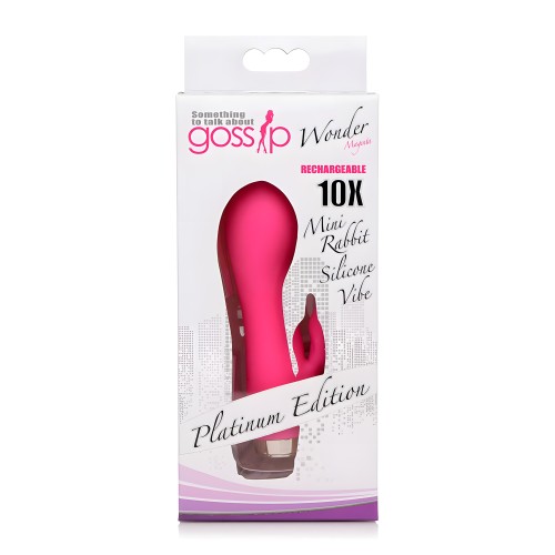 Conejito Mini Recargable Gossip Wonder 10X Magenta - Amigable para Viajes