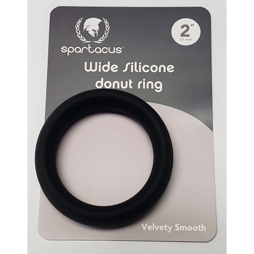 ANILLO DE SILICONE ANCHO NEGRO 2