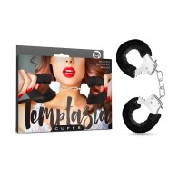 Temptasia Furry Black Cuffs - Role Play Toy