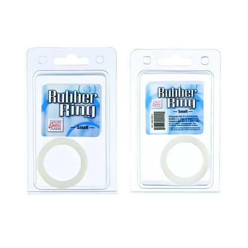 Small Rubber Cock Ring - White
