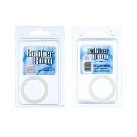 Small Rubber Cock Ring - White