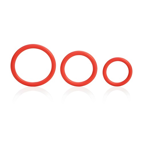 Tri-Rings - Red - Cock Rings