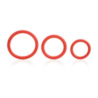 Tri-Rings - Red - Cock Rings