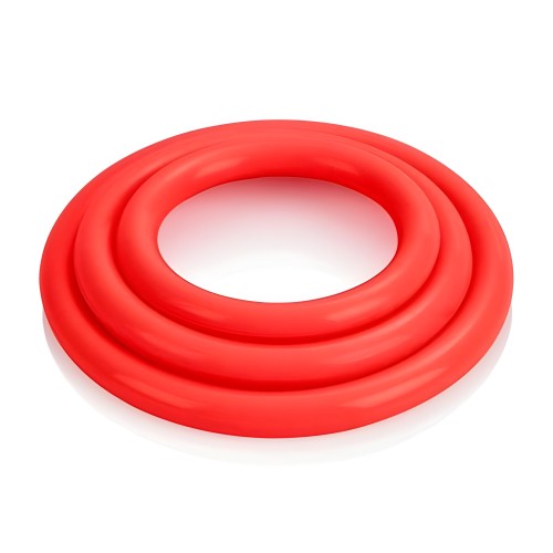 Tri-Rings - Red - Cock Rings