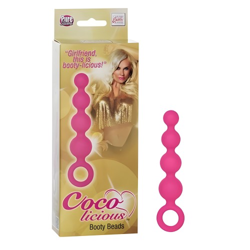 Calexotics Silicone Booty Beads - Pink