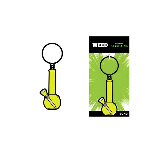Bong Key Chain - Show Your 420 Pride