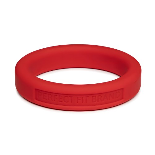 Classic 1.75 (44 mm) Silicone Med. Stretch Penis Ring Red