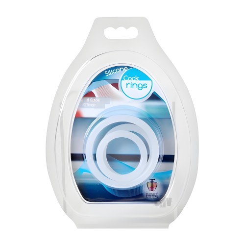 T4m Penis Rings 3pc Set Clear