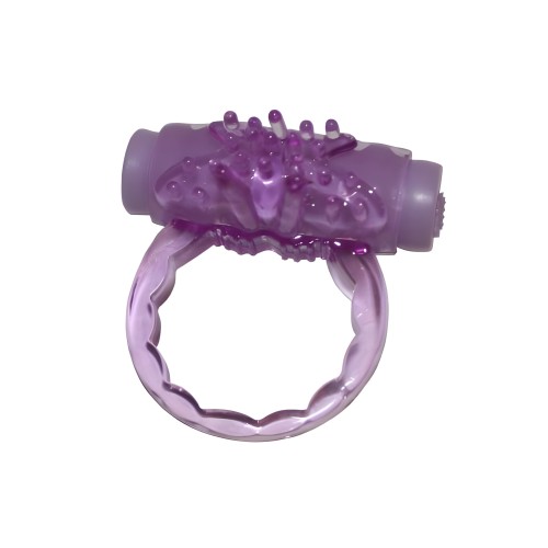 Humm Dinger Turbo Vibrating Cockring - Purple - Intense Pleasure