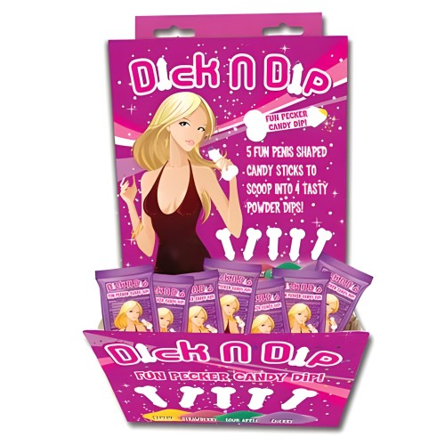 Dick N Dip - Caramelo Fun Dip (Sabores Asst) 40/Dp