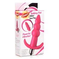 Plug Anal Ribeteado Frisky Rosa | Vibrador