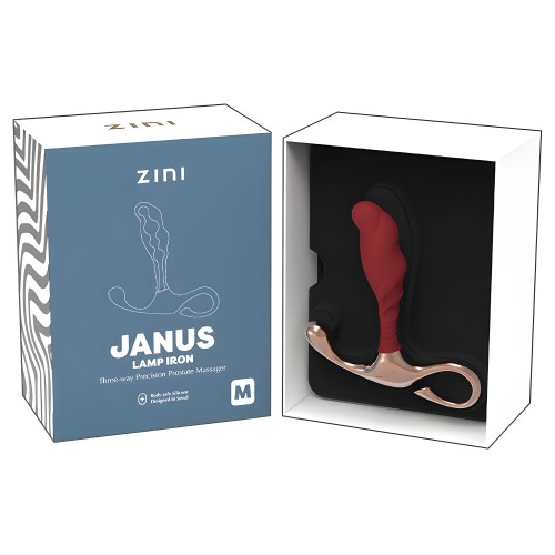 Masajeador de Próstata Zini Janus Lamp Iron - Mediano Marrón